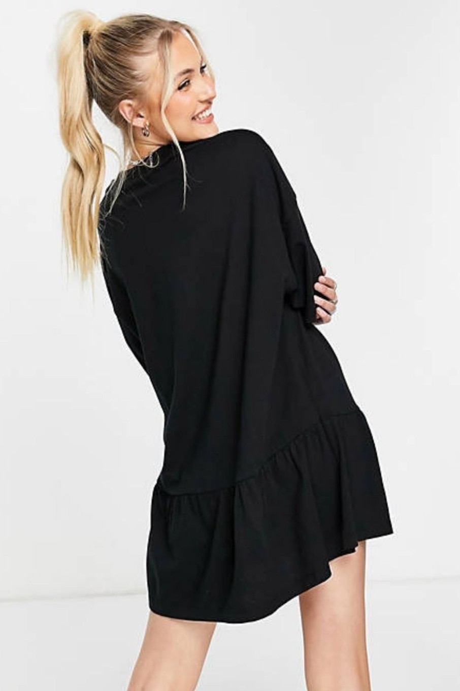 Women Styched Fashion | To You Black Mini Dress