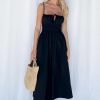 Women Styched Fashion | Uiwang Black Dress