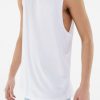 Men Styched Fashion | Sleeveless White Tshirt