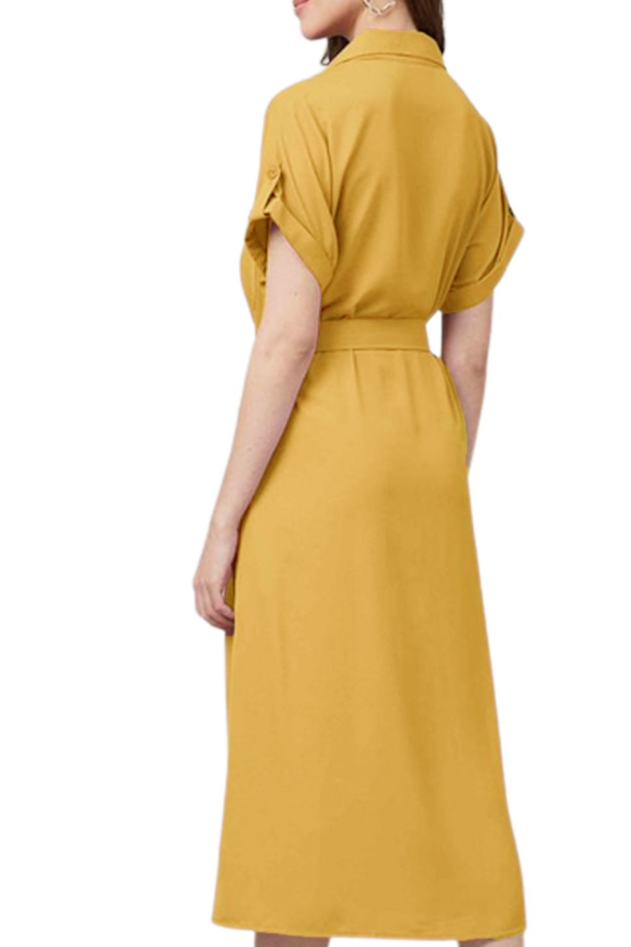 Women Styched Fashion | Camden Yellow Dress