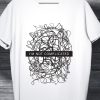 Men Styched Fashion | I Am Not Complicated - Minimalistic White Printed Tee