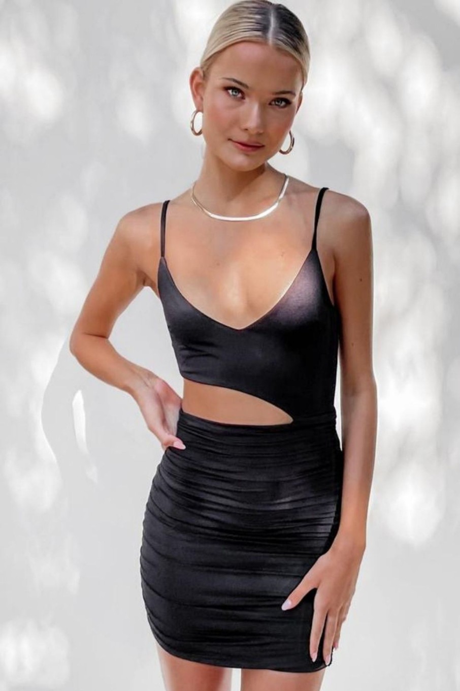 Women Styched Fashion | Beauty Beauty Black Dress